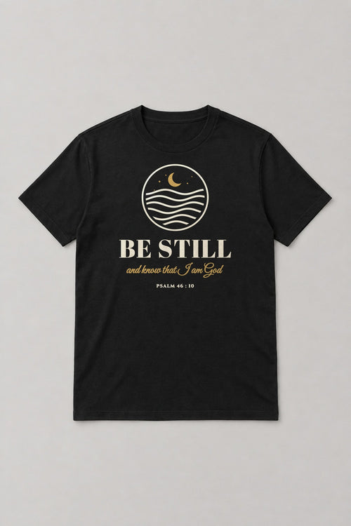 Be Still Tee - Black