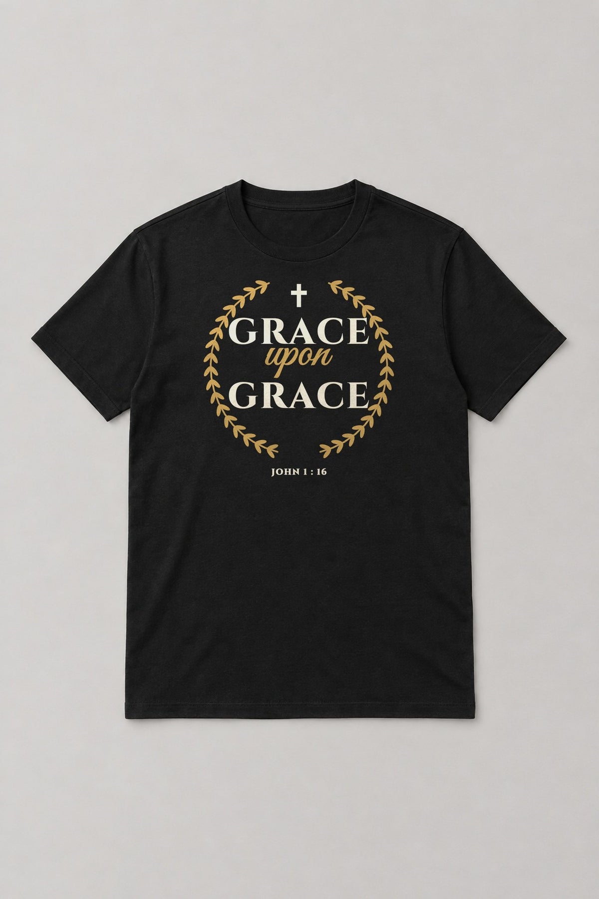 Grace Upon Grace Tee - Black