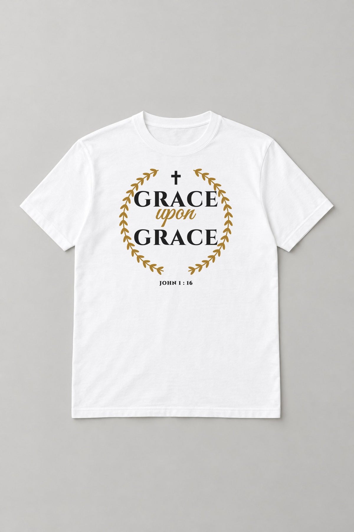 Grace Upon Grace Tee - White