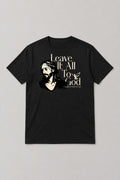 Leave It All To God Portrait Tee - Black