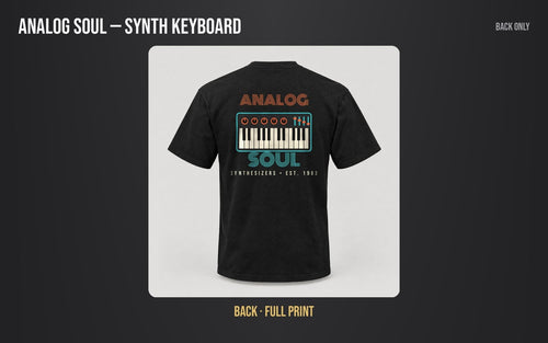 Analog Soul Tee mockup