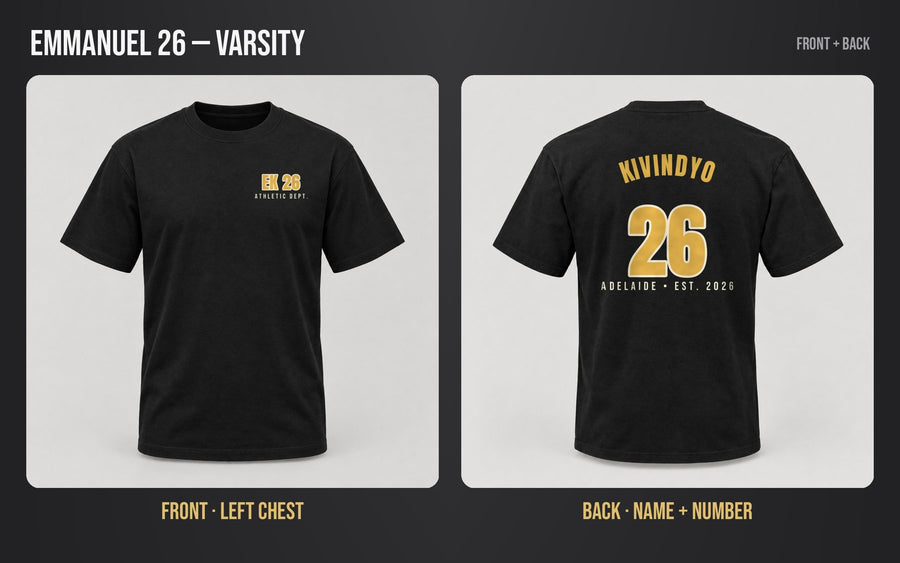 Varsity Name & Number