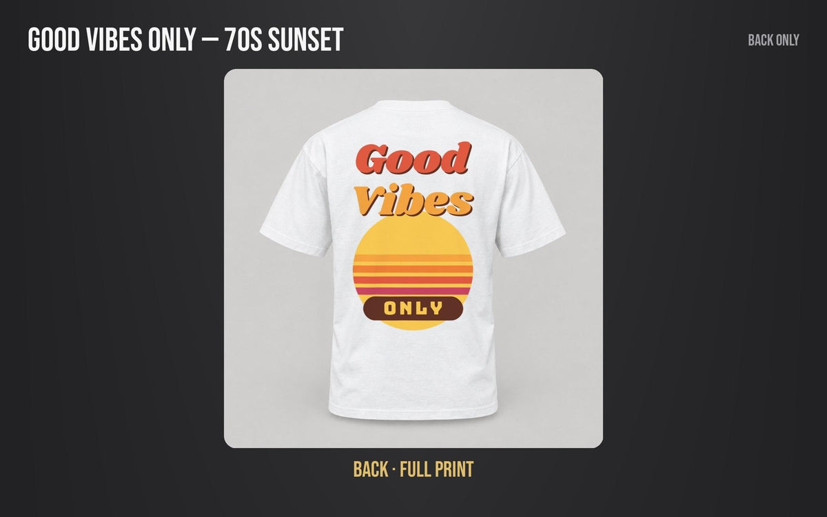 Good Vibes Only Tee mockup