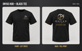 Onyas Hub Black Tee mockup