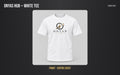 Onyas Hub White Tee mockup