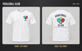 Pickleball Club Tee mockup