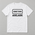Hometown Adelaide T-shirt – white tee, black print