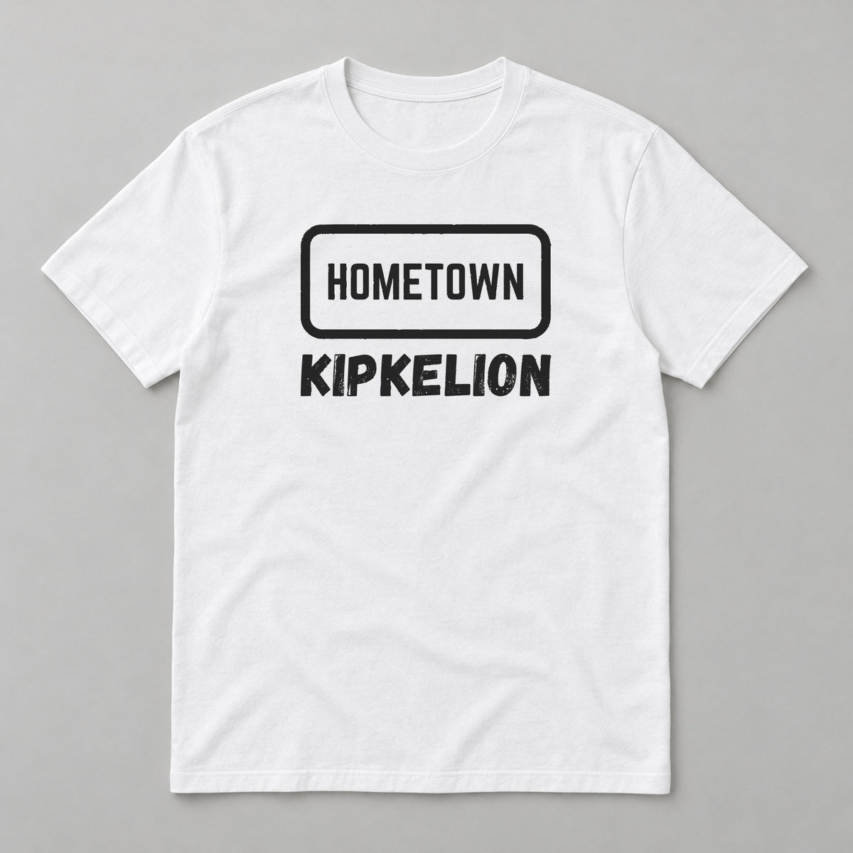Hometown Kipkelion T-shirt – white tee, black print