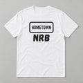 Hometown NRB T-shirt – white tee, black print